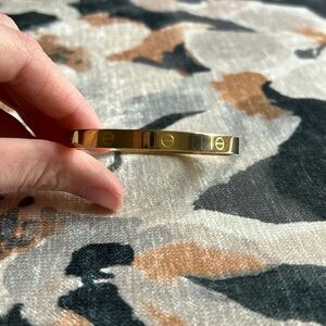 Stainless Steel Bracelet Gold Love